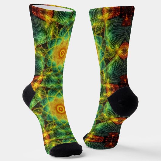 Bright Socks Elaborate Seamless Patterns 0039407 Sokken (Gebogen)