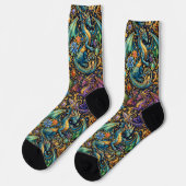 Bright Socks Elaborate Seamless Patterns 0047409 Sokken (Links)