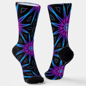 Bright Socks Fractal Seamless Patterns 0041987 Sokken (Gebogen)