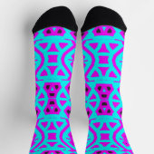 Bright Socks Fractal Seamless Patterns 0041996 Sokken (Top)