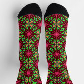 Bright Socks Fractal Seamless Patterns 0042000 Sokken (Top)