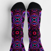 Bright Socks Fractal Seamless Patterns 0042013 Sokken (Top)