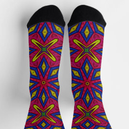 Bright Socks Fractal Seamless Patterns 0042020 Sokken