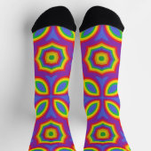 Bright Socks Fractal Seamless Patterns 0042030 Sokken (Top)