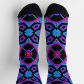 Bright Socks Fractal Seamless Patterns 0042033 Sokken (Top)