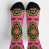 Bright Socks Fractal Seamless Patterns 0042048 Sokken (Top)