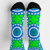Bright Socks Fractal Seamless Patterns 0042082 Sokken (Top)