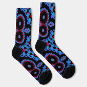 Bright Socks Fractal Seamless Patterns 0042096 Sokken (Rechts)