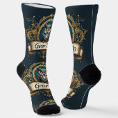Bright Socks Gear Up Owl 0044038 Sokken (Gebogen)
