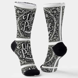 Bright Socks Life Is A Puzzle 0044018 Sokken