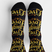 Bright Socks Live Laugh Love 0044022 Sokken (Top)