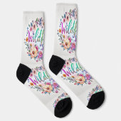 Bright Socks Motivational Art 0043982 Sokken (Rechts)