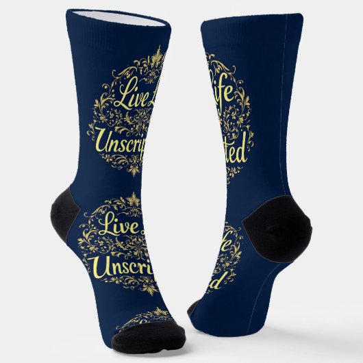 Bright Socks Motivational Art 0043993 Sokken (Gebogen)