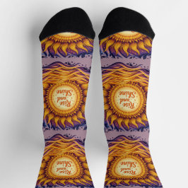Bright Socks Motivational Art 0043995 Sokken