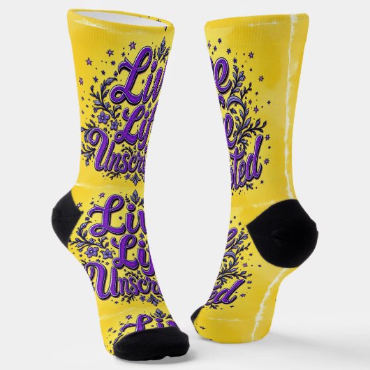 Bright Socks Motivational Art 0043999 Sokken (Gebogen)