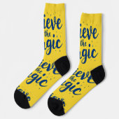 Bright Socks RANDOPIX Art Believe In The Magic Sokken (Links)