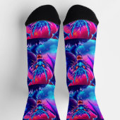 Bright Socks RANDOPIX Blue Red Dragon 0039508 Sokken (Top)