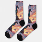 Bright Socks RANDOPIX Resting Dragon 0039519 Sokken (Links)