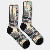 Bright Socks RANDOPIX School Cat 0039506 Sokken (Rechts)