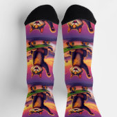 Bright Socks RANDOPIX Skateboard Cat 0039510 Sokken (Top)