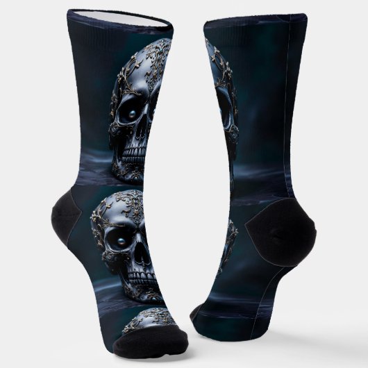 Bright Socks Skull Pics 0037641 Sokken (Gebogen)