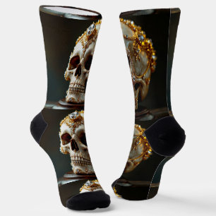 Bright Socks Skull Pics 0037651 Sokken