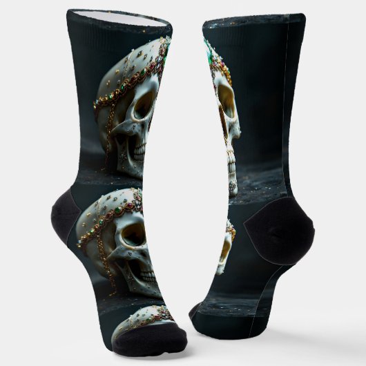 Bright Socks Skull Pics 0037653 Sokken (Gebogen)