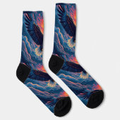 Bright Socks UNISEX Sun Eagle 0040751 Sokken (Rechts)