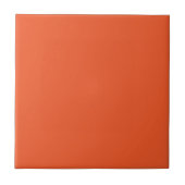 Bright Solid Orange Background Tegeltje (Voorkant)