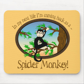 Bright_Spider_Monkey Mousepad Muismat