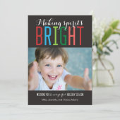 Bright Spirits Cartes photos de vacances (Debout devant)