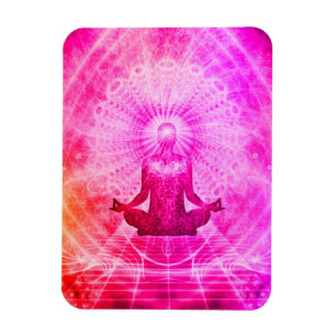 Bright Spirituele Yoga Lotus Pose Magneet