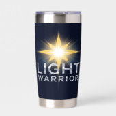 Bright Star Shine Light Warrior Geïsoleerde Drinkbeker (Voorkant)