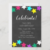 Bright Stars Invitation Anniversaire (Devant)