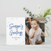 Bright Stippen Moderne Kaart van de Vakantie van d (Staand voorkant)