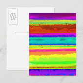 Bright Stripe Briefkaart (Voorkant / Achterkant)