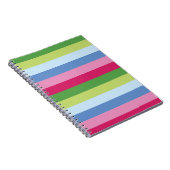 Bright Stripe Spiral Notebook Notitieboek (Rechterzijde)