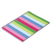 Bright Stripe Spiral Notebook Notitieboek (Linkerzijde)