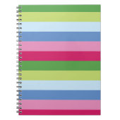 Bright Stripe Spiral Notebook Notitieboek (Voorkant)