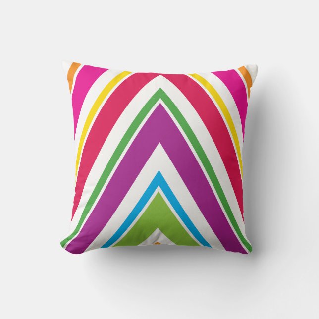 Bright Stripes Coussin MOJO américain (Recto)