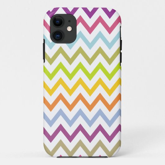 Bright Summer Chevron Pattern iPhone 5 Hoesje (Achterkant)
