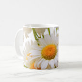 Bright Summer Daisies Flowers Koffiemok (Voorkant links)