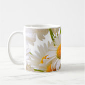 Bright Summer Daisies Flowers Koffiemok (Links)