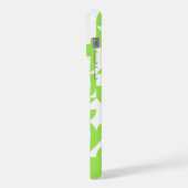 Bright Summer Lime Green MidCentury Art Motif (Côté gauche)