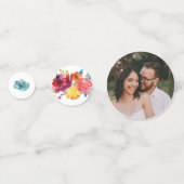 Bright Summer Mariage Table Confetti (Devant)