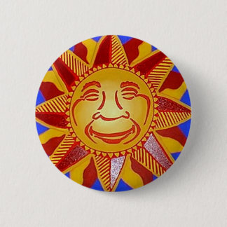 Bright Sun Ronde Button 5,7 Cm