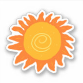 Bright Sun Sticker (Voorkant)