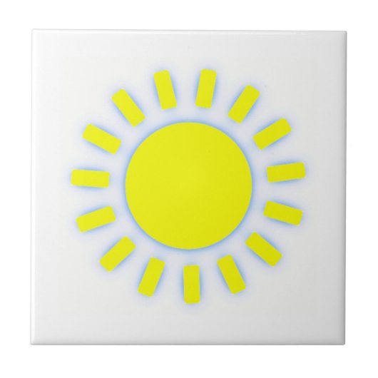 Bright Sun Tegeltje (Voorkant)