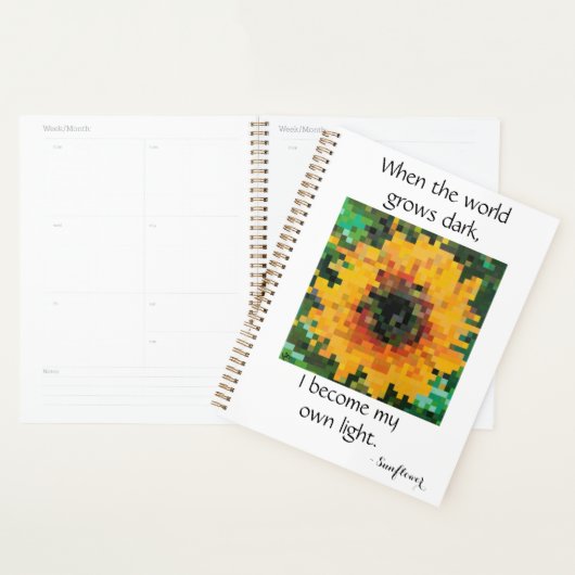 Bright sunflower design (Devant avec enveloppe)