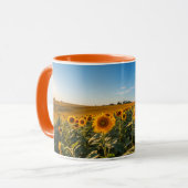 Bright Sunflower Mug - Joyeux cadeau Floral (Devant gauche)